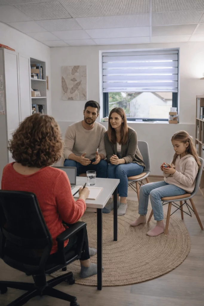 Première séance avec Parents d'enfant/adolescent TDAH